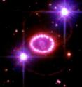 A team of astronomers led by the University of Colorado at Boulder is charting the interactions between Supernova 1987A and a glowing gas ring encircling the supernova remnant known as the "String of Pearls."