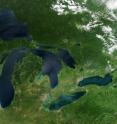 These are the Great Lakes from space.