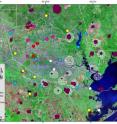 A large section of northwestern Harris County is sinking rapidly, according to a University of Houston geologist who has analyzed GPS data measuring ground elevation in the area.