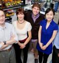 (From left) Phil Newmark, University of Illinois professor of cell & developmental biology; Elena Romanova, research scientist;  Jim Collins, post-doctoral researcher; Xiaowen Hou, graduate student; and Jonathan Sweedler, professor of chemistry, conducted an in-depth study of the hormones that regulate development of the planarian flatworm.