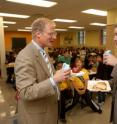 Brian Wansink and David R. Just discuss changes to an Elementary School that would help children make healthier choices.  They are co-directors of the new USDA-funded Cornell Center for Behavioral Economics in Child Nutrition Programs.