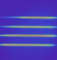 In the Caltech experiment, these four ensembles of atoms serve as four spatially distinct quantum memories that globally store an entangled quantum state. The Caltech researchers demonstrate the coherent read out of the entangled state of the atomic memories to an entangled state for separate four beams of light.