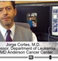 Jorge Cortes, M.D., is a professor in the University of Texas MD Anderson Cancer Center Department of Leukemia.
