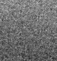A transmission electron micrograph shows the amorphous structure of glassy palladium. (The area shown is 10 nm x 10 nm.)