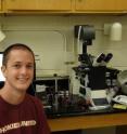 Sean Gart, of Salem, Va., a senior in engineering science and mechanics at Virginia Tech, co-authored the new paper, “The collective motion of nematodes in a thin liquid layer.” His adviser is Sunghwan “Sunny” Jung, an assistant professor of engineering science and mechanics at Virginia Tech.