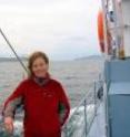 This is Stephanie Hampton on a research vessel on Lake Baikal.
