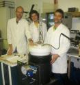 Dr. Sven Thatje (left) and his team in his laboratory at the National Oceanography Centre in Southampton, UK.