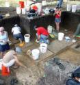 This is the excavation at the Debra L. Friedkin Site in Texas.