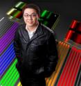 New nanomaterials created by Qiaoqiang Gan allow for the trapping of different wavelengths of light, which could boost data storage and communications.