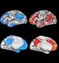 Scientists at Washington University School of Medicine in St. Louis have shown that brain cells in the default mode network, highlighted in blue on the left, communicate with each other more often than other brain areas. This may help explain why these same areas are often hit first by Alzheimer's plaques, which are highlighted in red in the brain images on the right.