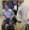 At a University of Washington lab where they study the genetics of autism spectrum disorders are Drs. Brian O'Roak, Evan Eichler (seated) and Jay Shendure (right) of the Department of Genome Sciences. Eichler is an investigator in the Howard Hughes Medical Institute.