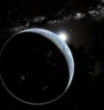 This is a artist's conception of a hypothetical exoplanet. Gyrochronology is a promising new method to learn the ages of isolated stars, including all stars known to have planets.