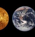This image shows the relative size of the inner planets of the solar system (from l-r): Mercury, Venus, Earth and Mars. New research conducted by scientists at the universities of Chicago and Miami supports the idea that Mars owes its small size to its relatively rapid formation.