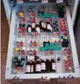 This is an interior view of a hospital supply bin.