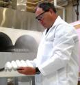 Kevin Keener's research has shown that cooling eggs after they are laid may increase the natural defenses those eggs have against bacteria such as Salmonella.