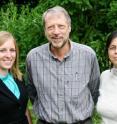 Former graduate student Jennifer Rydzewski (left), University of Illinois natural resources and environmental sciences emeritus professor Richard Warner and Nohra Mateus-Pinilla, a wildlife veterinary epidemiologist at the Illinois Natural History Survey, found that Lyme disease is adapting to new habitats in Central Illinois.