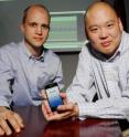 GTRI research scientists Robert Delano (left) and Brian Parise developed iTrem as a tool that could potentially benefit people with Parkinson's disease. It takes advantage of accelerometers built into the iPhone.