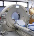 This is a CT or CAT scan machine with spiral scanning capabilities. This particular model can produce 356-slice images.