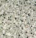 A granoblastic basalt viewed under the microscope (picture is 2.3 mm across). Magnification shows a rock formed of small rounded mineral grains annealed together (plagioclase: white, pyroxene: light green and light brown, and magnetite or ilmenite: black).  They may look inoffensive, but these rocks are the hardest material ever drilled in more than four decades of scientific ocean drilling. The rocks are very abrasive and aggressive to the drilling and coring tools, and difficult to penetrate. However, the samples recovered provide a treasure trove of information, recording the rocks’ initial crystallization as a basaltic dike then their reheating at the top of the mid-ocean ridge magma chamber. These rocks represent the heat exchanger where thermal energy from the cooling and solidifying melt in the magma chamber below is exchanged with seawater infiltrating from the oceans, leading to the "black smoker-type" hot (>350°C) water vents on the seafloor.