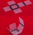 The new technique, developed at NC State, can be used to create a variety of objects, such as cubes or pyramids, without ever having to physically touch the material.