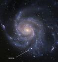 The Palomar Transient Factory caught SN 2011fe in the Pinwheel Galaxy in the vicinity of the Big Dipper on Aug. 24, 2011. Found just hours after it exploded and only 21 million light years away, the discovery triggered the closest-ever look at a young Type Ia supernova.