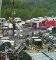 A hydraulic fracturing operation under way in western Pennsylvania.