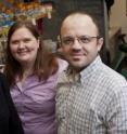 From left, Rice University biologists Janet Braam, Danielle Goodspeed and Wassim Chehab worked with colleagues to show that plants use circadian rhythms to both anticipate raids by hungry insects and to time the production of defensive hormones that fend off such attacks.