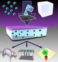 Embedding nanocrystals in glass provides a way to create UV-producing LEDs for biomedical applications.