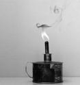 Smoke emitted by simple wick lamps, similar to the one shown above, was found to be a significant but previously overlooked source of global black carbon.