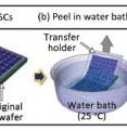 This is a process developed for peel-and-stick thin-film solar cell from Stanford.
