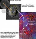 Scientists had long assumed that large impacts on the Moon would wipe out any distinguishable mineralogy that was there before the impact. But a mineralogical feature discovered by researchers at Brown University in Copernicus crater shows that some of that mineralogy can survive. The results may force a rethinking of the cratering process.