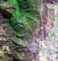 The HyspIRI airborne campaign overflew California's San Andreas Fault on March 29, 2013. The three-color (red, green, blue) composite image of the fault, composed from AVIRIS data, is similar to what a snapshot from a consumer camera would show. The entirety of data from AVIRIS, however, spans the visible to the short-wavelength infrared part of the spectrum.