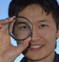Kenneth Chau, University of British Columbia,  is excited about the newly published research that explains how he and his colleagues developed a negative-index material that can be sprayed onto surfaces and act as a lens.