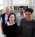The Scripps Research Institute's Peter Wright (left back), Ashok Deniz (right back), Josephine Ferreon (front left) and Allan Chris Ferreon are authors of the new <i>Nature</i> paper.
