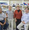 These are Berkeley Lab scientists (from left) Altaf Sarker, Mohamad Sleiman, Lara Gundel, Bo Hang and Hugo Destaillats, who worked on the thirdhand smoke study.