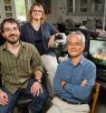 University of Illinois plant biology professor Feng Sheng Hu (right) and graduate students Melissa Chipman and Ryan Kelly report that fire frequency and severity in the Yukon Flats of Alaska are at their highest level in 10,000 years.
