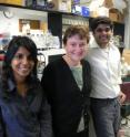 From left to right: Rajula Elango, Anna Malkova and Sreejith Ramakrishnan, of Indiana University-Purdue University Indianapolis.