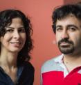 Farinaz Koushanfar, left, an associate professor of electrical and computer engineering at Rice University, and graduate student Masoud Rostami have created a system to secure implantable medical devices like pacemakers and insulin pumps from wireless attacks.