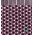 Rice University researchers have discovered that sheets of hexagonal boron nitride (h-BN) as little as one atom thick can protect metals in harsh environments at up to 1,100 degrees Celsius. The top image shows uncoated nickel oxidized after exposure to high temperature in an oxygen-rich environment. The second shows nickel exposed to the same conditions with a 5-nanometer coat of h-BN. The third shows electron microscope images of two, three, four and many-layer h-BN films. The bottom image of an h-BN sheet shows the hexagonal arrangement of nitrogen (bright) and boron atoms.