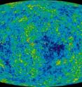 The detailed, all-sky picture of the Cosmic Microwave Background in the infant universe reveals 13.77 billion year old temperature fluctuations (shown as color differences) that correspond to the seeds that grew to become the galaxies.