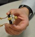 This is a prototype of the holographic memory device built in the lab of Alexander Khitun.