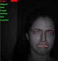 The device detects anger on the driver's face.