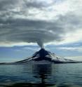 Images are in the public domain; please credit the Alaska Volcano Observatory. The photographer was Cyrus Read