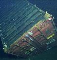 After seven years on the deep seafloor, this sunken shipping container had been colonized by a variety of deep-sea animals.