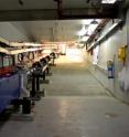 The new beamline connecting Jefferson Lab's CEBAF electron accelerator to its newest experimental area, Hall D, rises 5 meters before entering the Hall D complex.