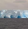 This is one of many icebergs that sheared off the continent and ended up in the Scotia Sea.