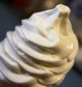 A group of 85 persons described the sensations they felt while eating a vanilla ice cream.
