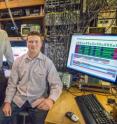 From left, Sydney Schreppler, Dan Stamper-Kurn and Nicolas Spethmann were part of a team that detected the smallest force ever measured using a unique optical trapping system that provides ultracold atoms.