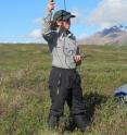 Bridget Borg, University of Alaska Fairbanks biology and wildlife graduate student and park biologist radio tracks wolves in Denali National Park and Preserve.