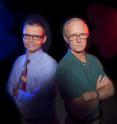 Pictured are University of Nebraska-Lincoln political scientists Kevin Smith, left, and John Hibbing, right.